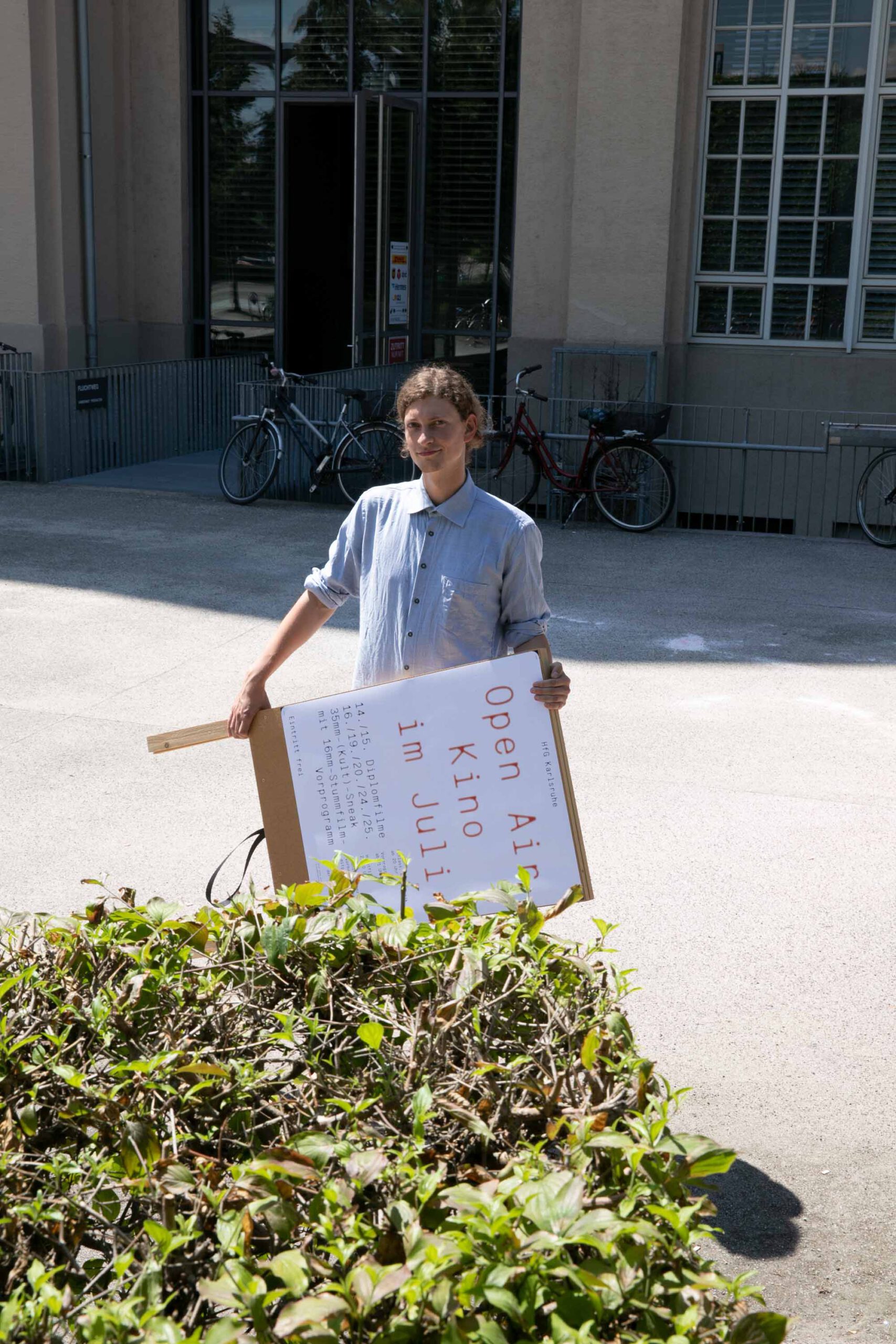 Open Air Kino 2021 Plakataufsteller Alex Thelen